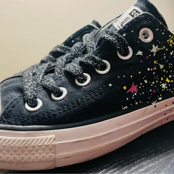 Black Galaxy Converse Chuck Taylor Sz. 5 - Picture 3 of 5
